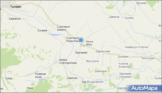 mapa Gruszka Zaporska, Gruszka Zaporska na mapie Targeo